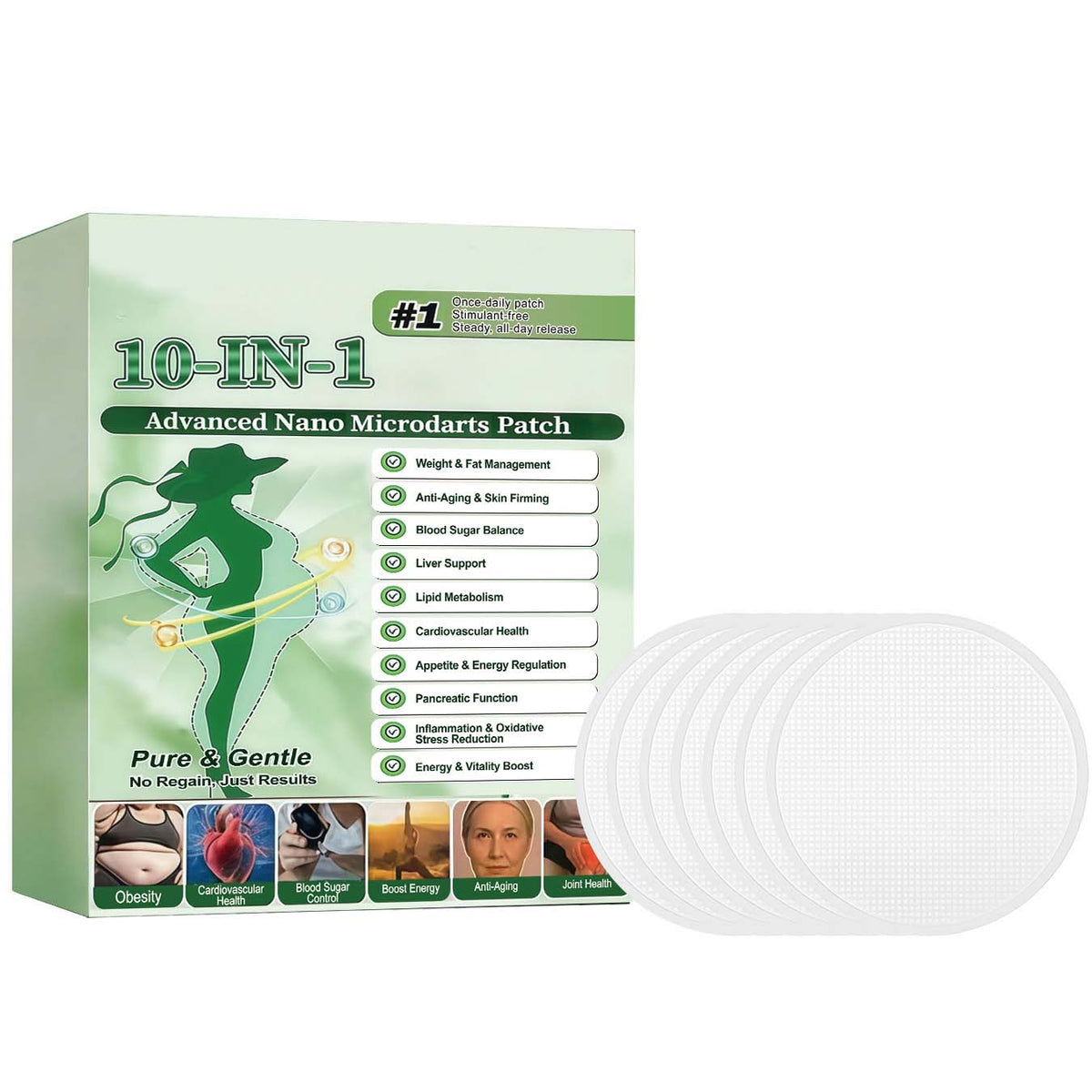 10-in-1 Natural Daily Body‑Support Micro Patch