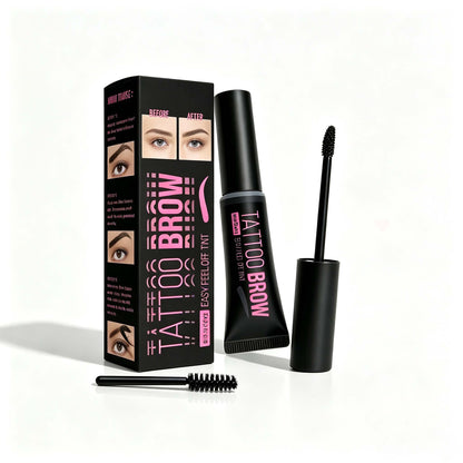 Tattoo Brow Peel-off Eyebrow Gel, 3 Days Long Lasting Waterproof Eyebrow Tint