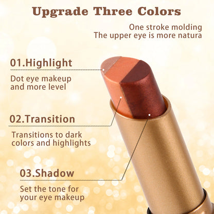 3‑In‑1 Cream Eyeshadow Stick, Multi‑Tone Eye Makeup