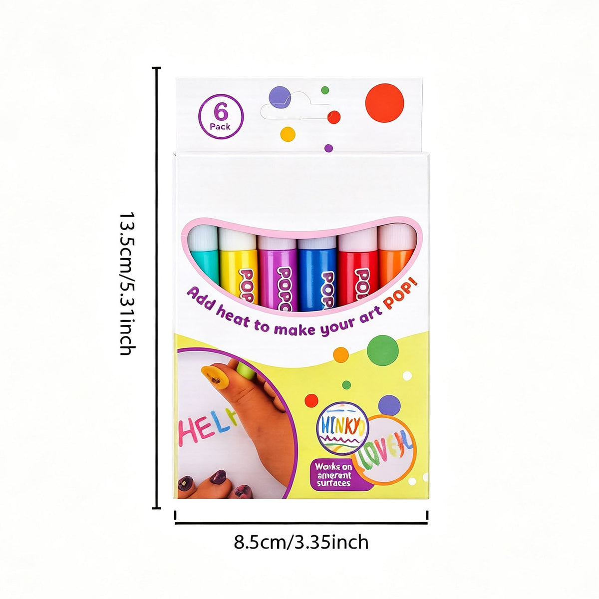 3D Art Pens, Smooth Ink DIY Raised Marker for Card & Notebook Decor
