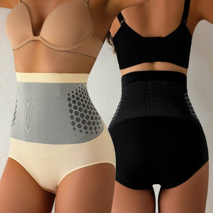 Vionwve® High‑Waist Honeycomb Thermal Tummy Control Shapewear Panties