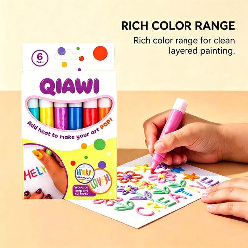 3D Art Pens, Smooth Ink DIY Raised Marker for Card & Notebook Decor