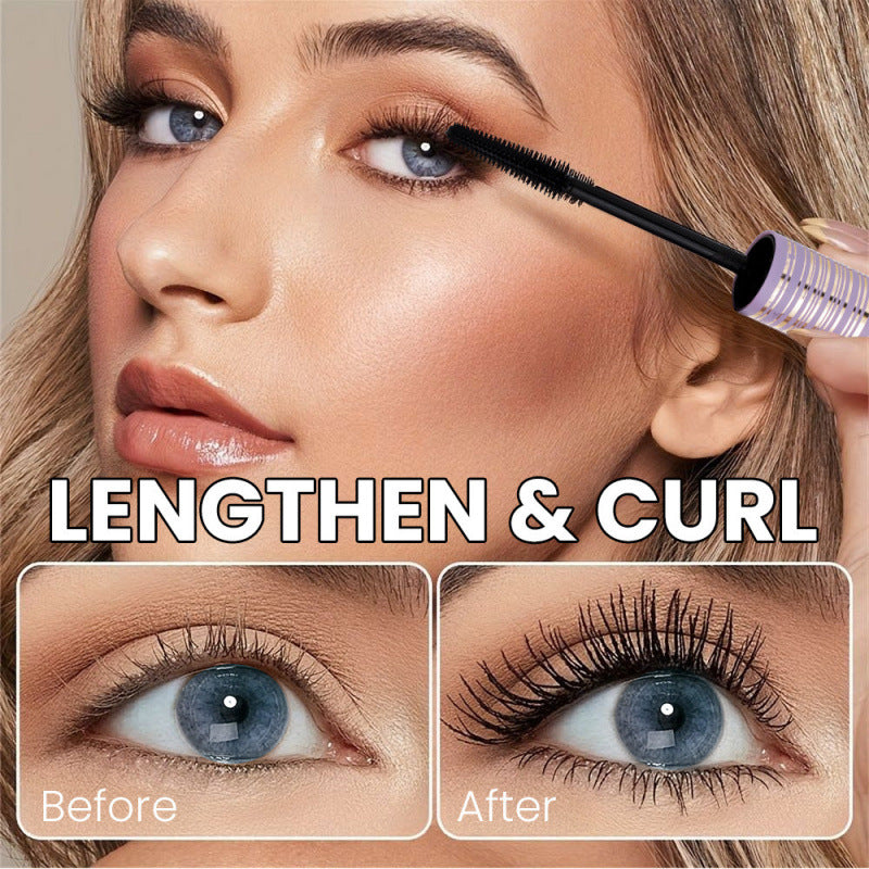 Tubing Mascara, Natural Volumizing Lash Primer, Smudge‑Resistant Long‑Lasting Eye Makeup