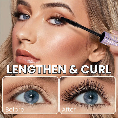 Tubing Mascara, Natural Volumizing Lash Primer, Smudge‑Resistant Long‑Lasting Eye Makeup