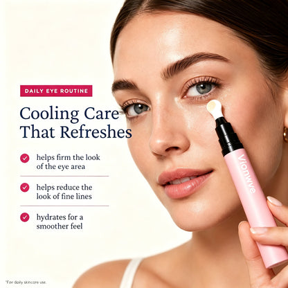 Vionwve® Roller‑Ball Eye Gel | Brighten Dark Circles & Smooth Fine Lines