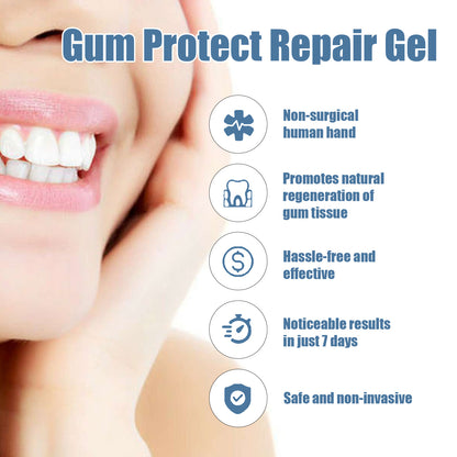 Vionwve® Gum Protect Repair Gel, Deep Clean Teeth Stains, Soothe Gum & Fresh‑Breath Oral Care Gel